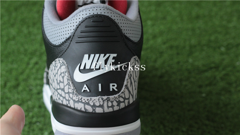 Authentic Air Jordan 3 Retro Black Cement GS